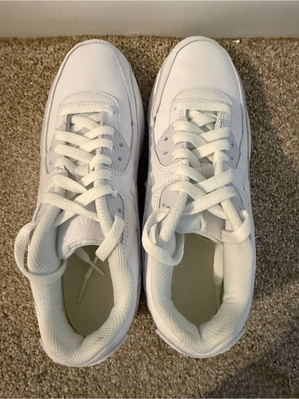 Nike Kids White Low-Top Sneakers